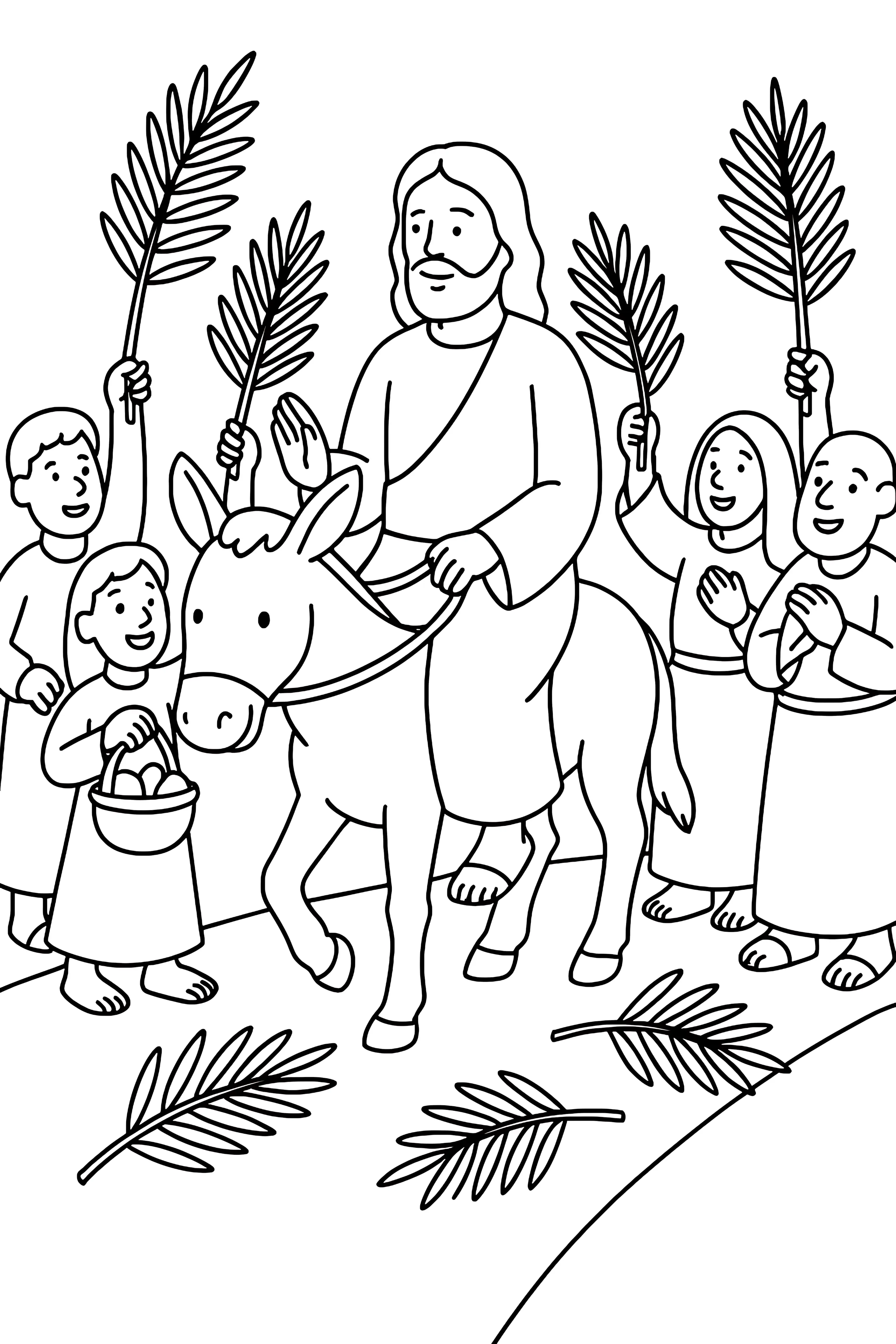 Jesus  Palm  Sunday